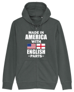 MADE IN AMERICA Hanorac cu fermoar Unisex Connector