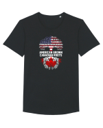 AMERICAN Tricou mânecă scurtă guler larg Bărbat Skater