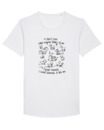 ANIMALS Tricou mânecă scurtă guler larg Bărbat Skater