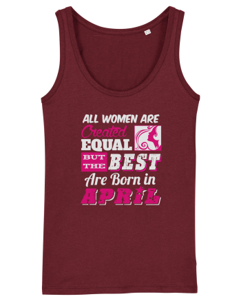 BORN IN APRIL Burgundy