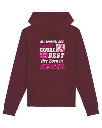 BORN IN APRIL Burgundy