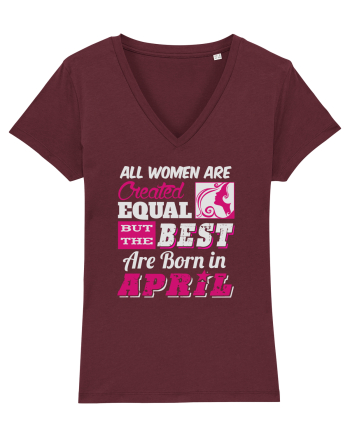 BORN IN APRIL Burgundy