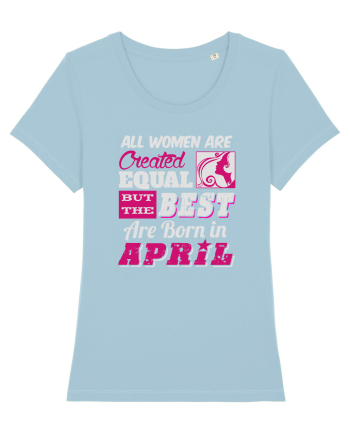 BORN IN APRIL Sky Blue