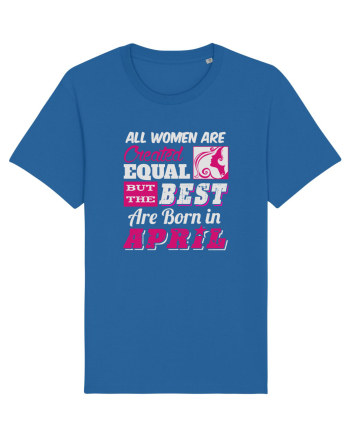 BORN IN APRIL Royal Blue