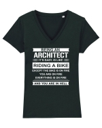 ARCHITECT Tricou mânecă scurtă guler V Damă Evoker
