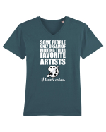 ARTIST Tricou mânecă scurtă guler V Bărbat Presenter