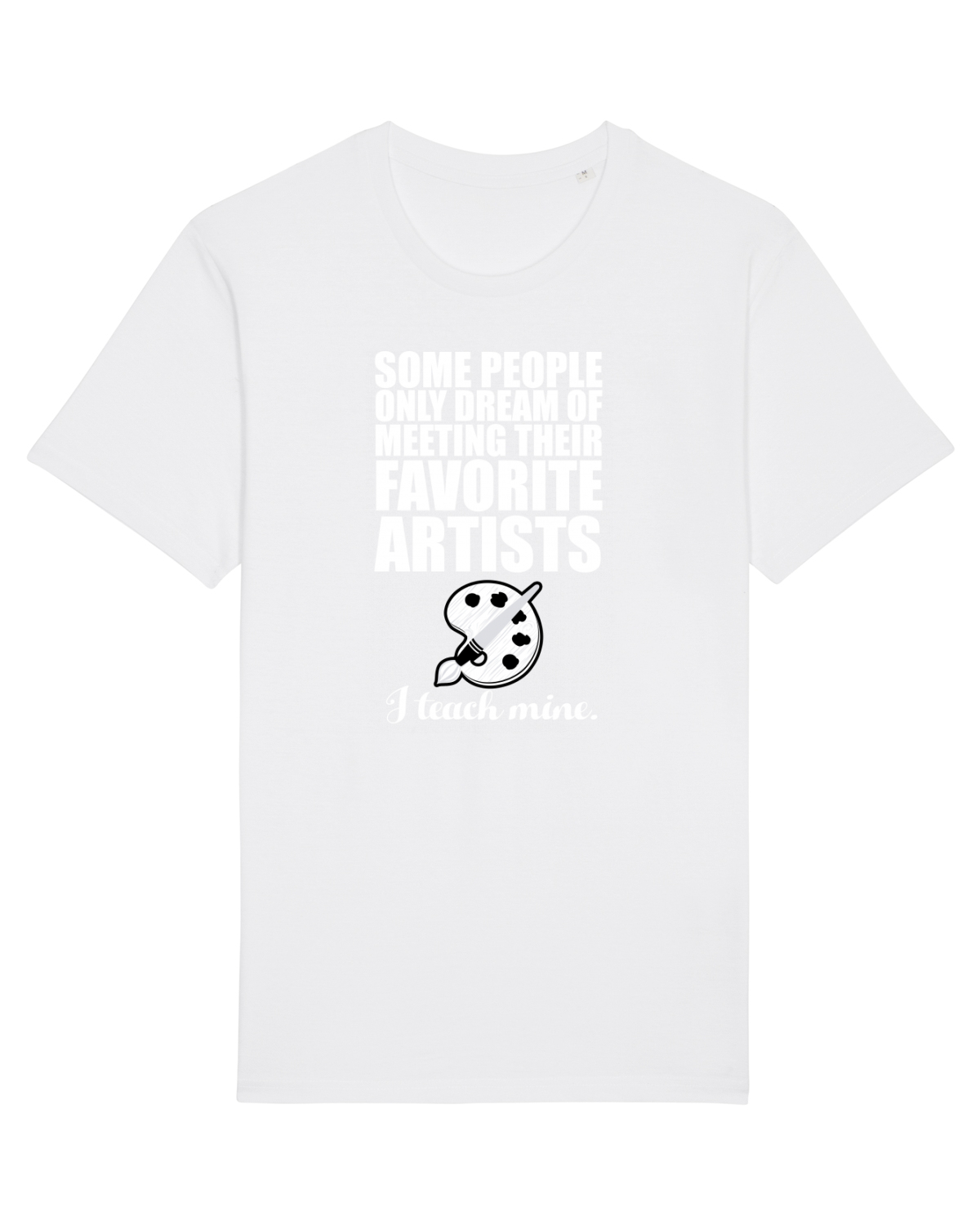Tricou mânecă scurtă Unisex Rocker White