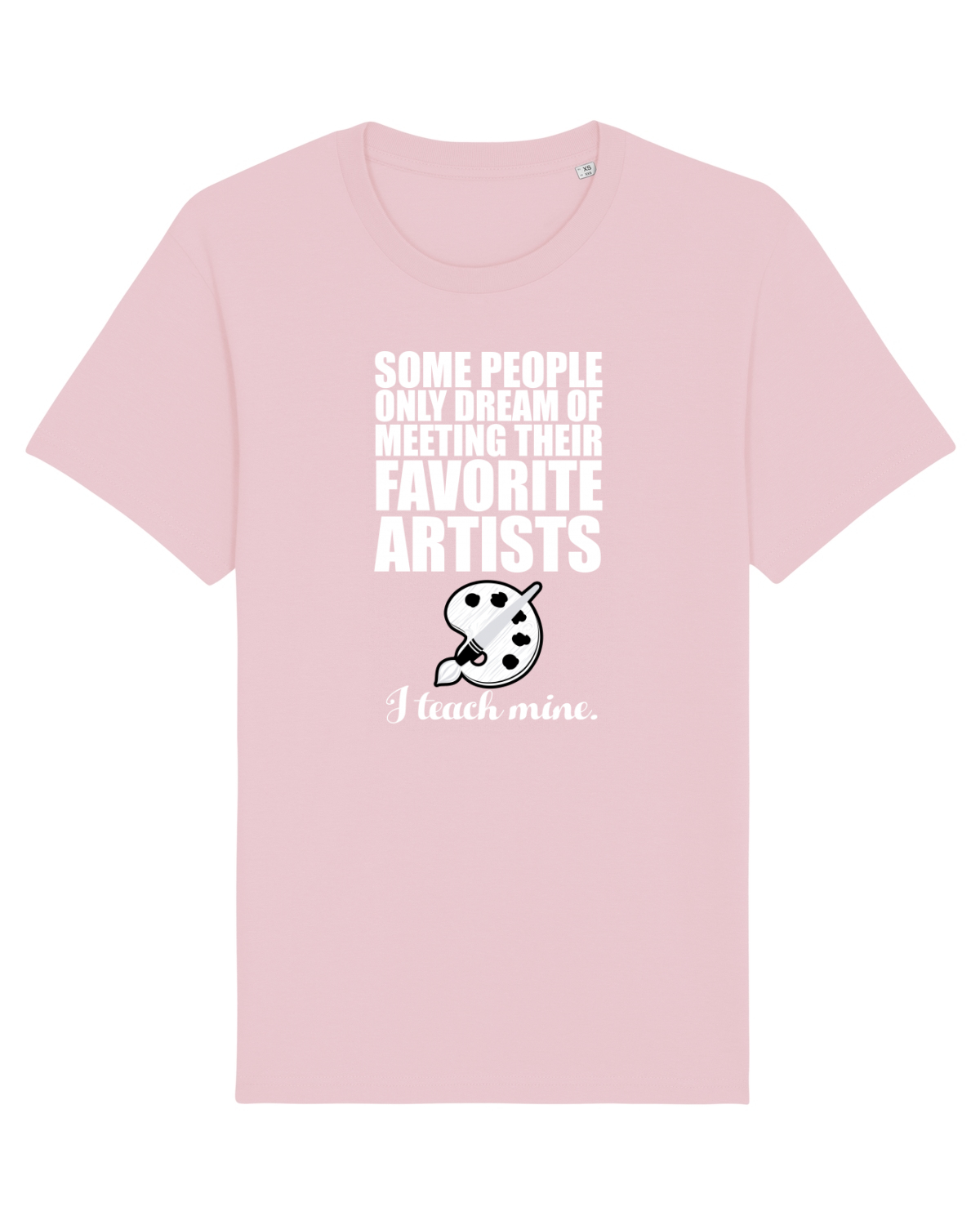 Tricou mânecă scurtă Unisex Rocker Cotton Pink