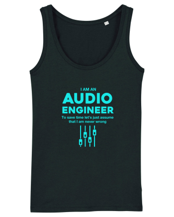 AUDIO ENGINEER Black