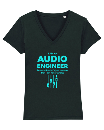 AUDIO ENGINEER Black