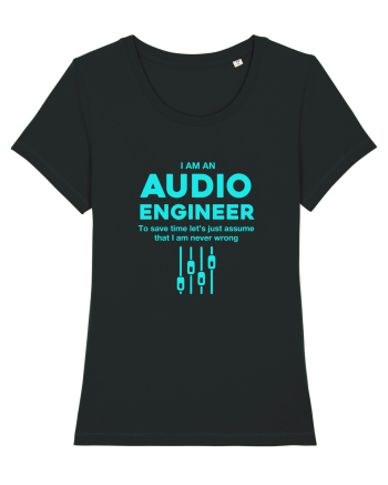 AUDIO ENGINEER Black
