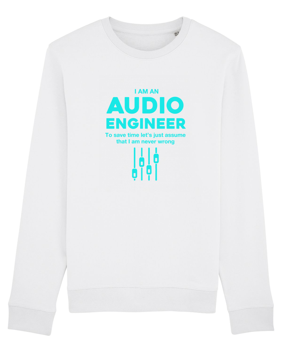 Bluză mânecă lungă Unisex Rise White