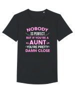 AUNT Tricou mânecă scurtă guler larg Bărbat Skater