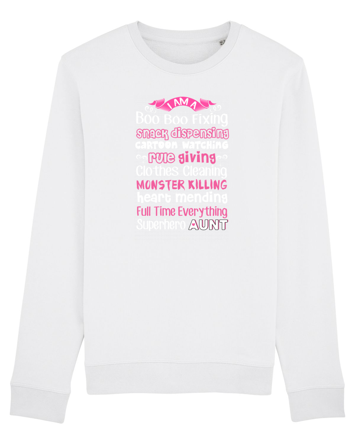 Bluză mânecă lungă Unisex Rise White