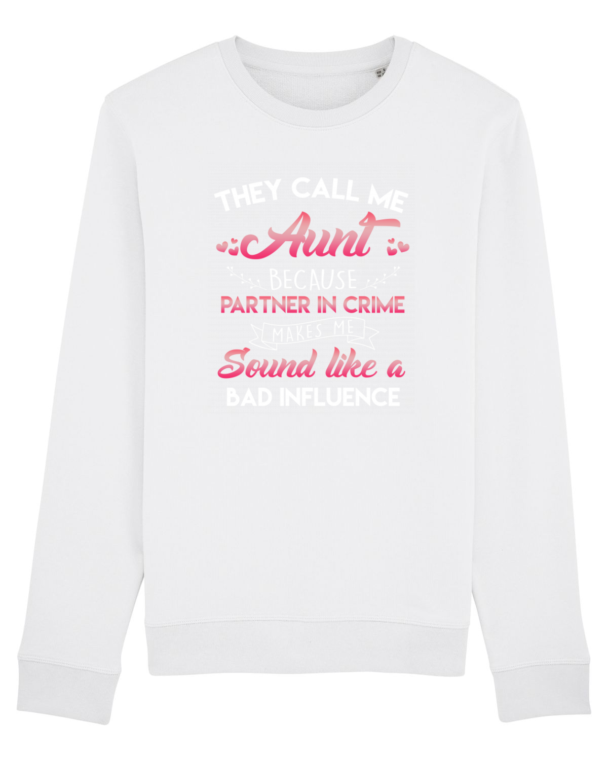 Bluză mânecă lungă Unisex Rise White