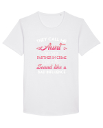 AUNT Tricou mânecă scurtă guler larg Bărbat Skater