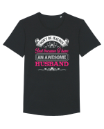 WIFE Tricou mânecă scurtă guler larg Bărbat Skater