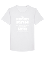 SON Tricou mânecă scurtă guler larg Bărbat Skater