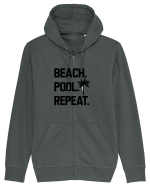 BEACH AND POOL Hanorac cu fermoar Unisex Connector