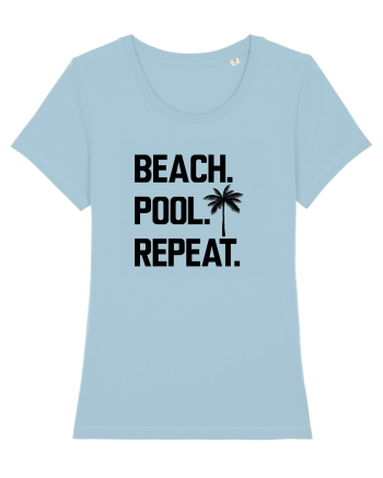 BEACH AND POOL Sky Blue