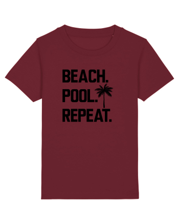 BEACH AND POOL Burgundy