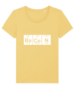 BACON Tricou mânecă scurtă guler larg fitted Damă Expresser