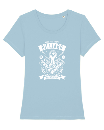 Biliard Pool Master White Sky Blue