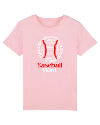 BASEBALL MOM Cotton Pink