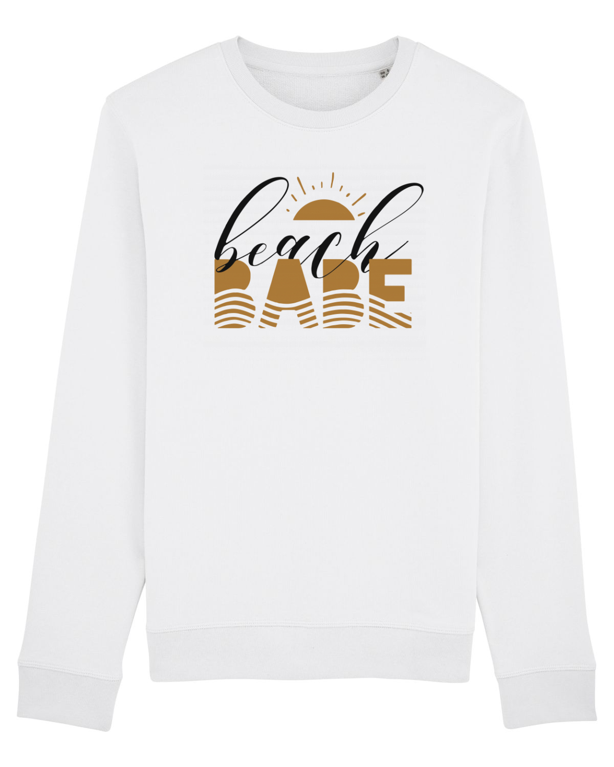 Bluză mânecă lungă Unisex Rise White