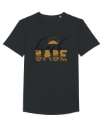 BEACH  Tricou mânecă scurtă guler larg Bărbat Skater