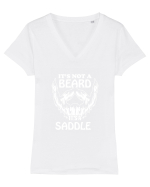 BEARD Tricou mânecă scurtă guler V Damă Evoker