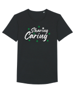 Sharing is caring Tricou mânecă scurtă guler larg Bărbat Skater