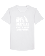 BEER Tricou mânecă scurtă guler larg Bărbat Skater