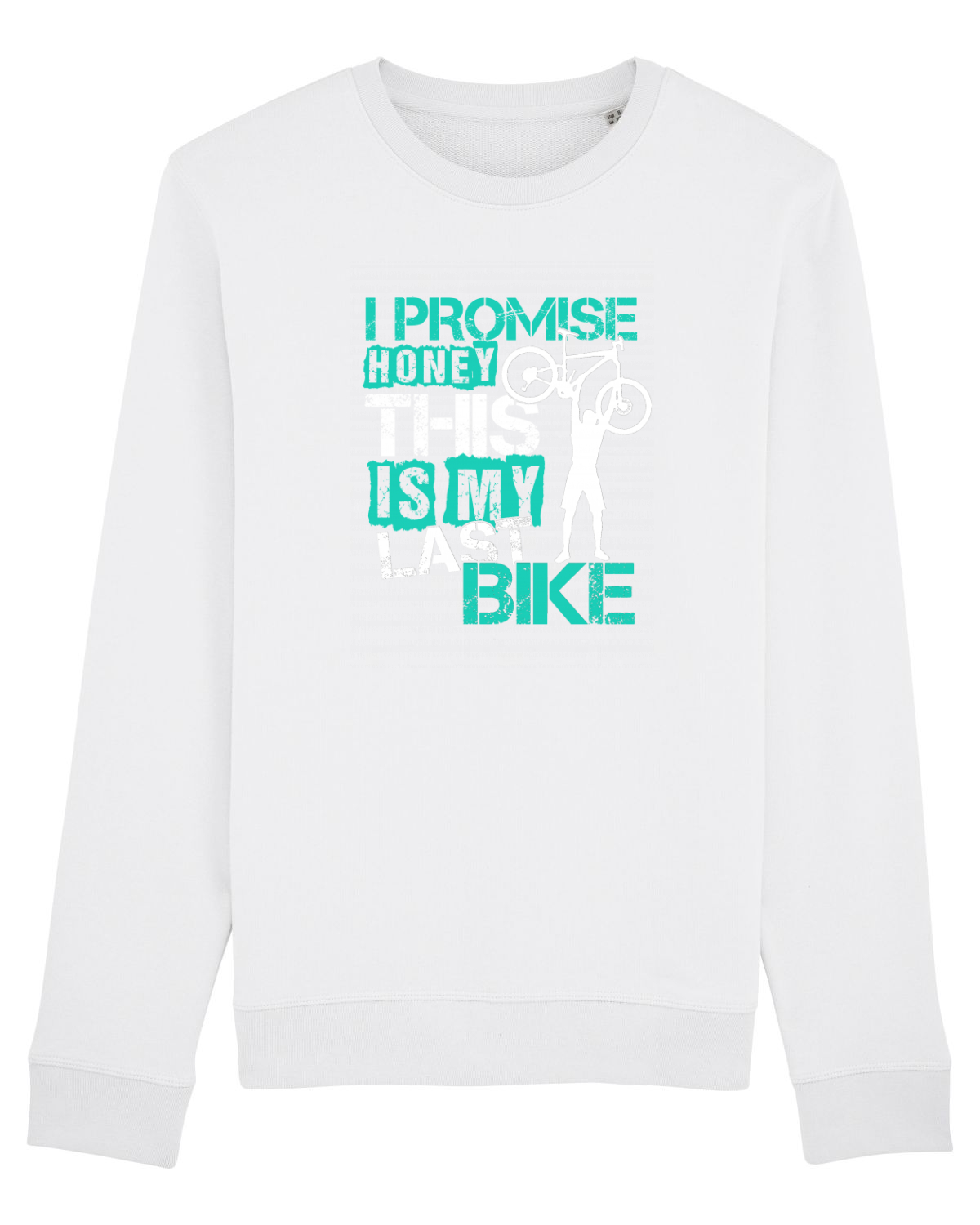 Bluză mânecă lungă Unisex Rise White