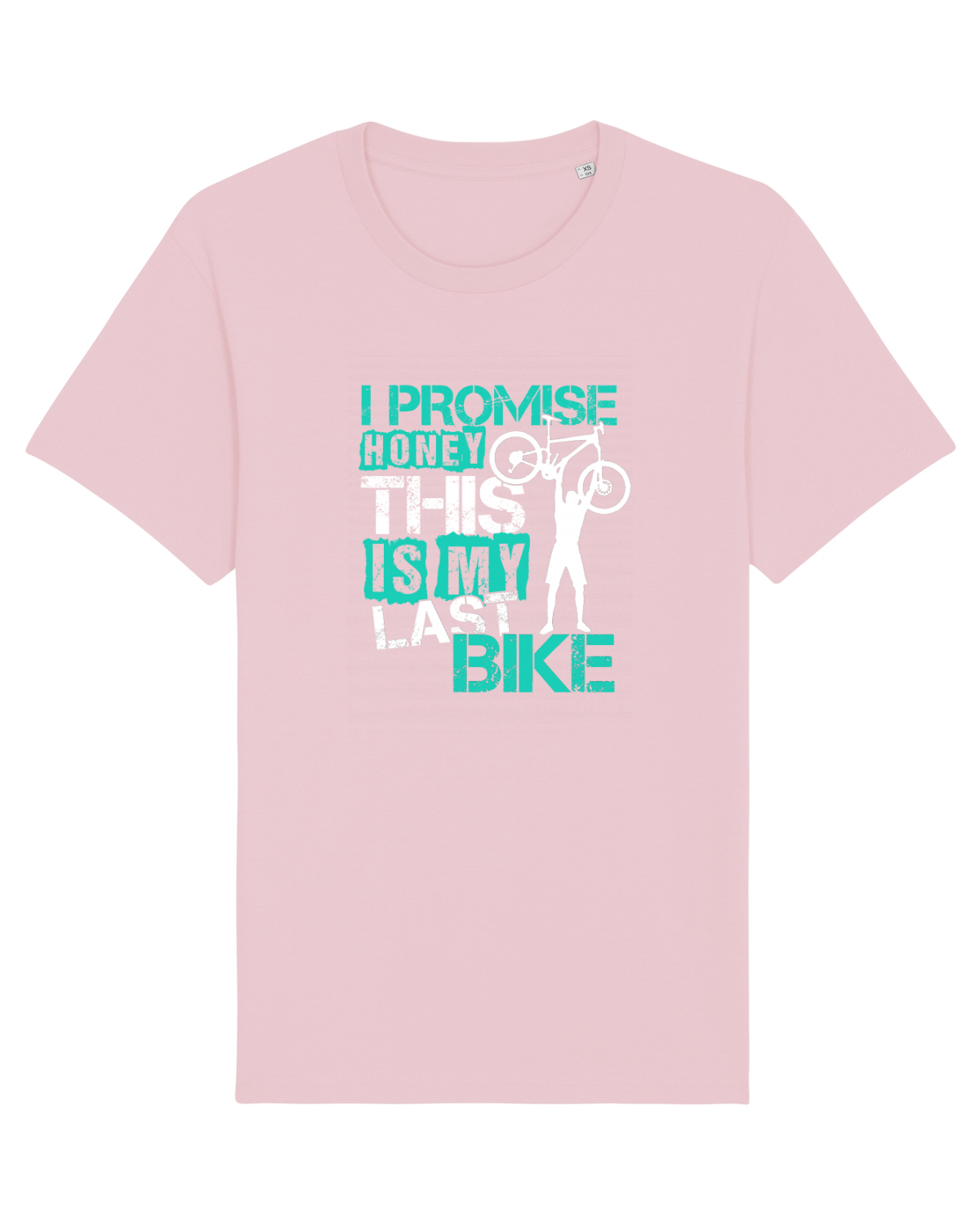 Tricou mânecă scurtă Unisex Rocker Cotton Pink
