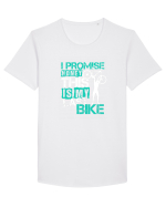 BIKE Tricou mânecă scurtă guler larg Bărbat Skater
