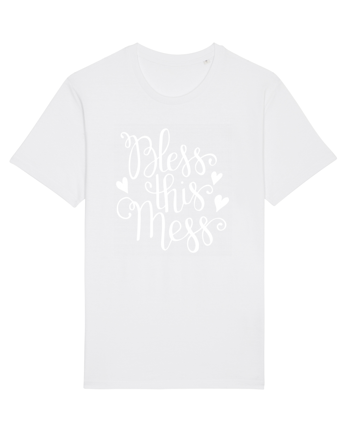 Tricou mânecă scurtă Unisex Rocker White