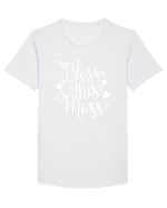 BLESS MESS Tricou mânecă scurtă guler larg Bărbat Skater