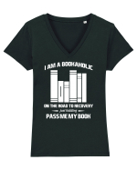 BOOKS Tricou mânecă scurtă guler V Damă Evoker