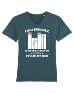 BOOKS Tricou mânecă scurtă guler V Bărbat Presenter
