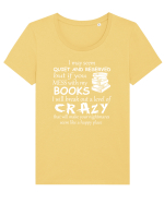 BOOKS Tricou mânecă scurtă guler larg fitted Damă Expresser