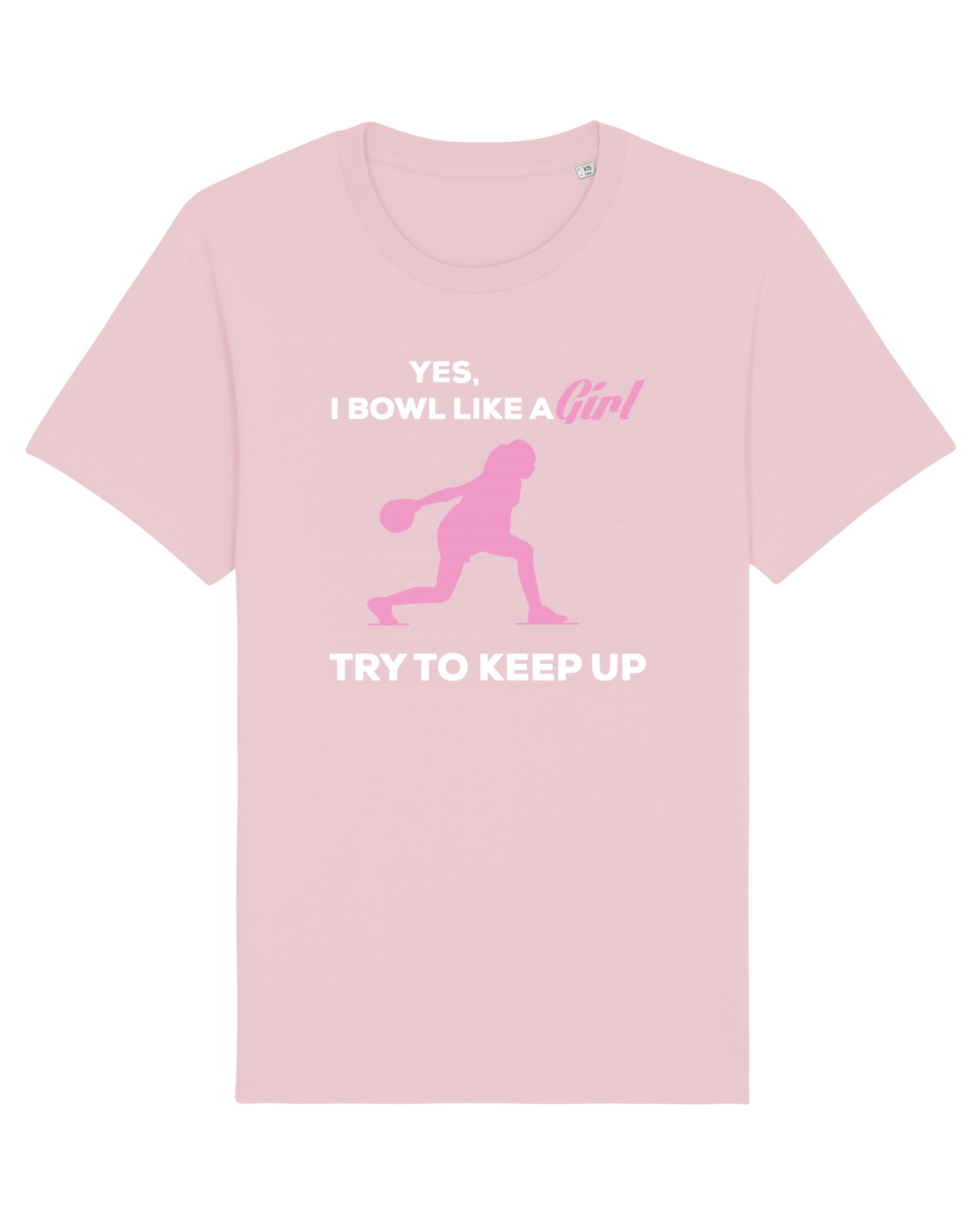 Tricou mânecă scurtă Unisex Rocker Cotton Pink