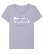 BREAST CANCER WARRIOR Tricou mânecă scurtă guler larg fitted Damă Expresser