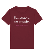 BREAST CANCER WARRIOR Tricou mânecă scurtă  Copii Mini Creator