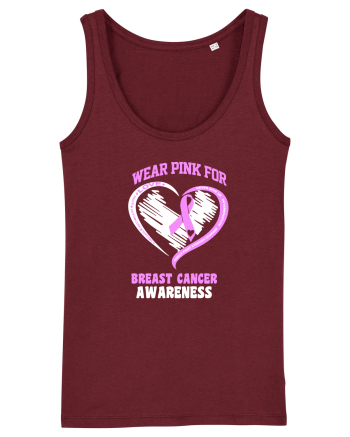BREAST CANCER WARRIOR Burgundy