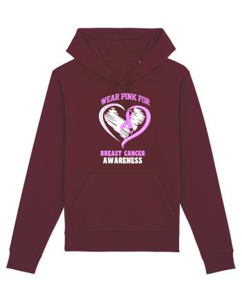 BREAST CANCER WARRIOR Burgundy