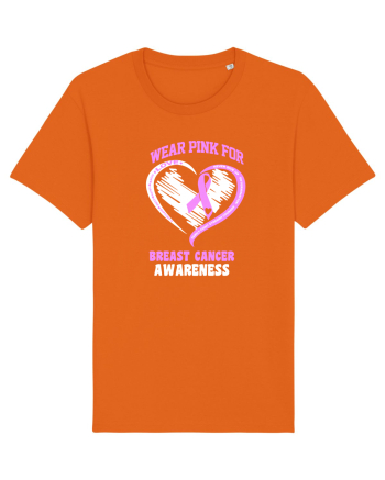 BREAST CANCER WARRIOR Bright Orange