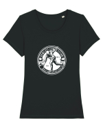 Bowling White Tricou mânecă scurtă guler larg fitted Damă Expresser