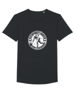 Bowling White Tricou mânecă scurtă guler larg Bărbat Skater