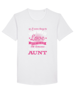 AUNT Tricou mânecă scurtă guler larg Bărbat Skater